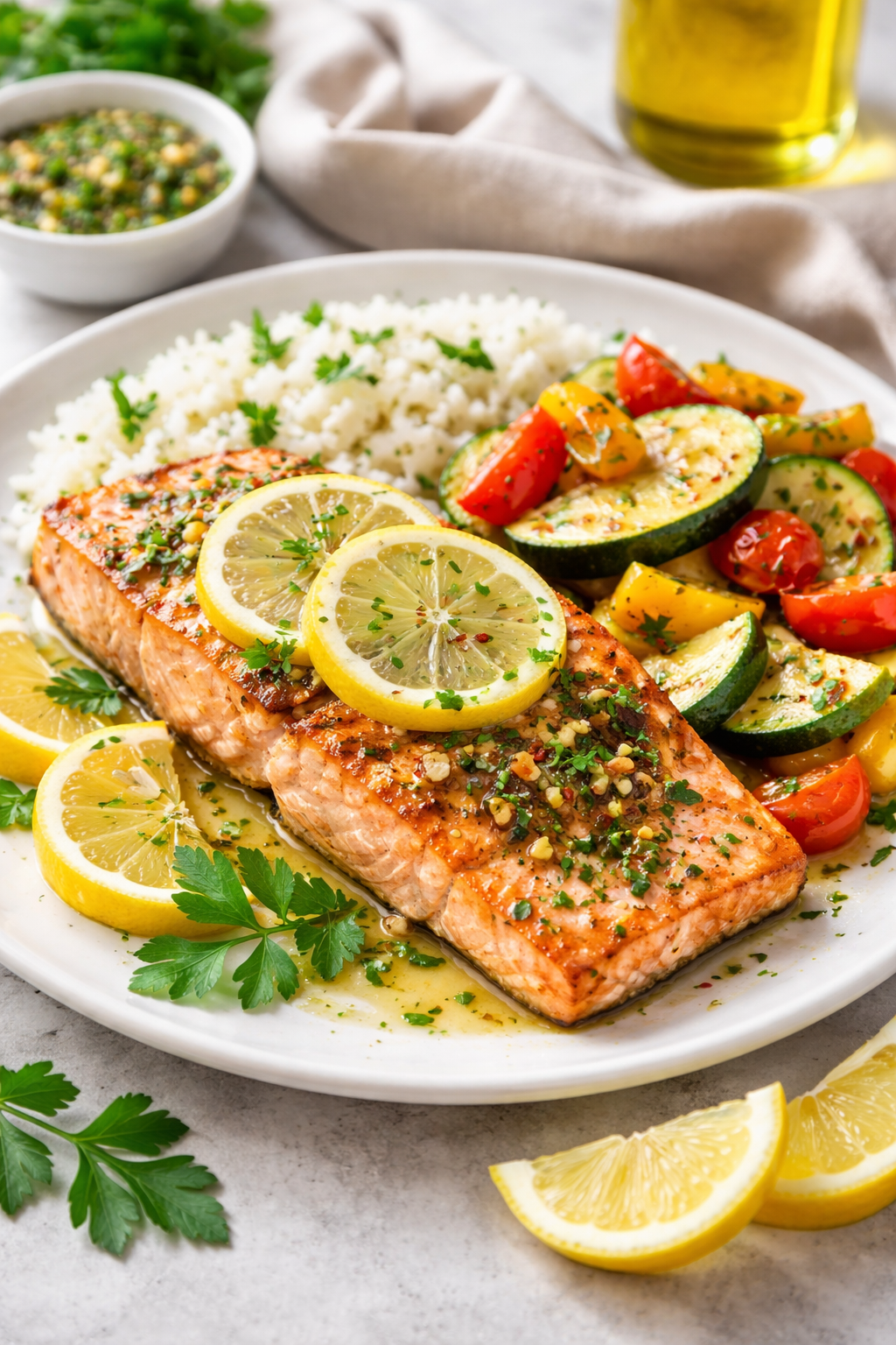 Lemon Herb Grilled Fish